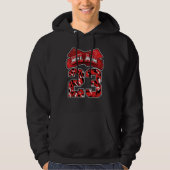 JD 4 Red Thunder Fresh Air Number 23 Red Thunder 4 Hoodie (Voorkant)