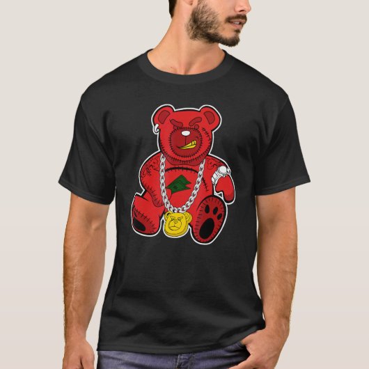 JD 4 Rode Thunder Rich Beer Rode Thunder 4s Matchi T-shirt (Voorkant)