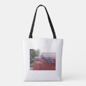 JD de kattenzak Tote Bag (Achterkant)
