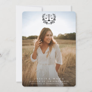 JD Law Scales+Laurel Wreath Black Overlay 2 Foto Aankondiging