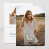 JD Law Scales+Laurel Wreath White Overlay 2 Foto Aankondiging (Voorkant / Achterkant)