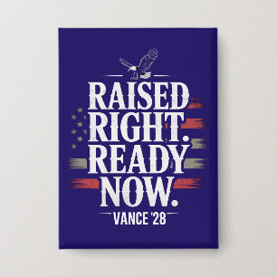 JD Vance 2028 Amerika Eerst Conservatief Button
