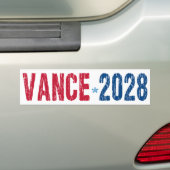 JD Vance 2028 (dis) Bumpersticker (Op auto)