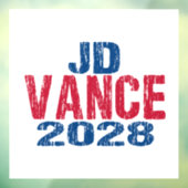 JD Vance 2028 (dis) Raamsticker (Vel 3)