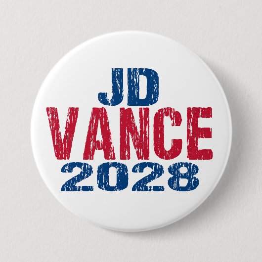 JD Vance 2028 (dis) Ronde Button 7,6 Cm (Voorkant)
