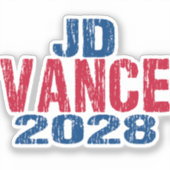 JD Vance 2028 (dis) Sticker (Voorkant)