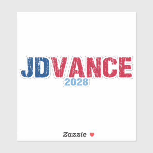 JD Vance 2028 (dis) Sticker (Vel)