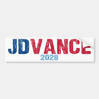 JD Vance 2028 (disc) Bumpersticker