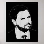 JD Vance 2028 Glance Inauguratie 2025 VP Poster (Voorkant)