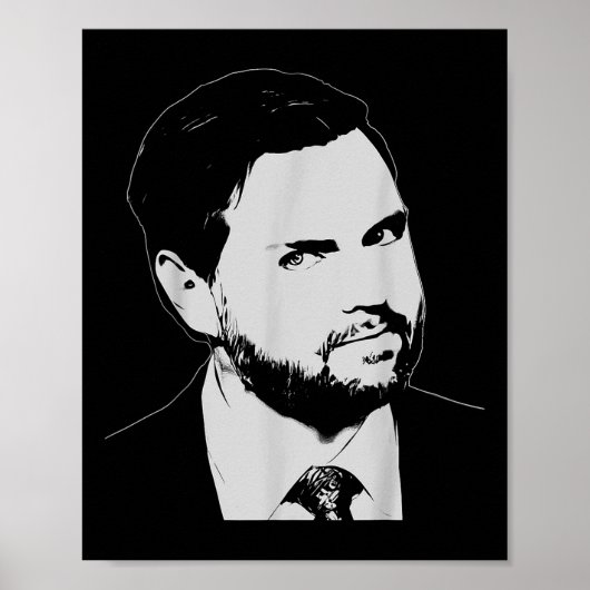 JD Vance 2028 Glance Inauguratie 2025 VP Poster (Voorkant)