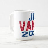 JD Vance 2028 (niet leuk) Koffiemok (Voorkant links)