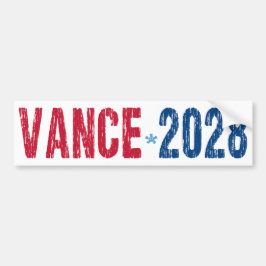 JD Vance 2028 (oneens) Bumpersticker