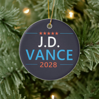 JD Vance 2028 Republikeins Patriottisch Keramisch Ornament