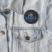 JD Vance 2028 Republikeins Patriottisch Ronde Button 5,7 Cm (In situ)