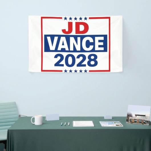 JD Vance 2028 Spandoek (Beurs)