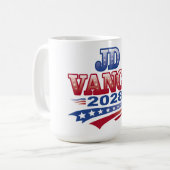 JD Vance 2028 (ssol) Koffiemok (Voorkant links)