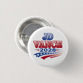 JD Vance 2028 (ssol) Ronde Button 3,2 Cm (Voorkant /achterkant)