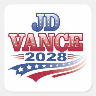 JD Vance 2028 (ssol) Vierkante Sticker