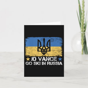 JD Vance Go Ski in Rusland Grappig Gezegde _ Trump Kaart