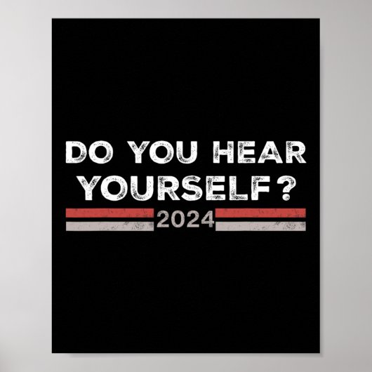 JD Vance interview Hoor je jezelf Trump Vanc Poster (Voorkant)