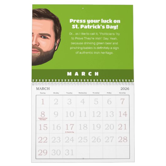 JD Vance Kalender van de Politieke Filosofie (Mar 2026)
