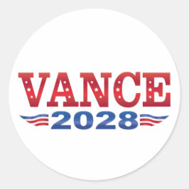 JD Vance President 2028 (bs) Ronde Sticker