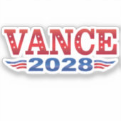 JD Vance President 2028 (bs) Sticker (Voorkant)