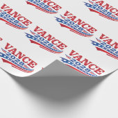 JD Vance President 2028 Cadeaupapier (Hoek)