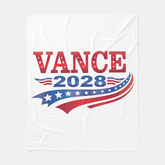 JD Vance President 2028 Fleece Deken (Voorkant)