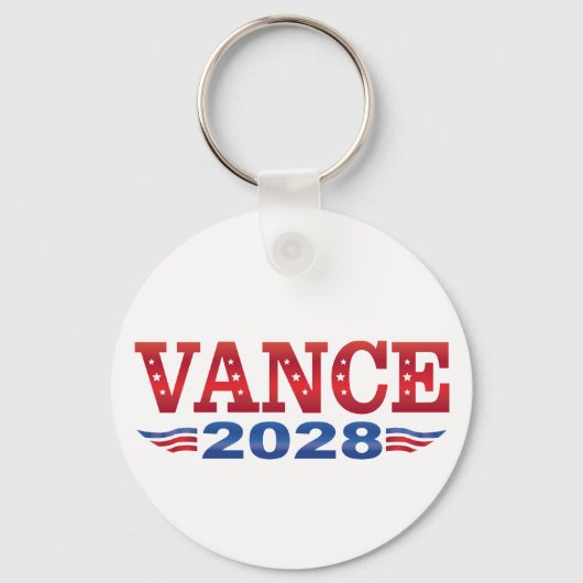 JD Vance President 2028 (geks) Sleutelhanger (Voorkant)