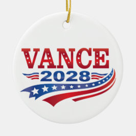 JD Vance President 2028 Keramisch Ornament