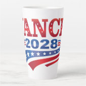 JD Vance President 2028 Latte Mok (Voorkant)