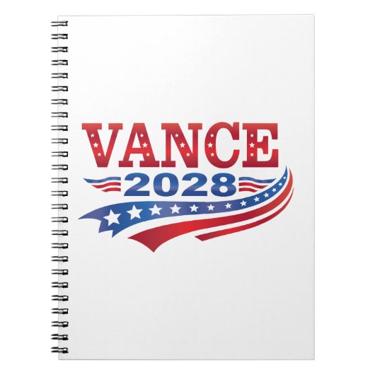 JD Vance President 2028 Notitieboek (Voorkant)