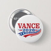 JD Vance President 2028 Ronde Button 5,7 Cm (Voorkant /achterkant)