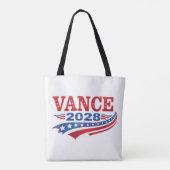 JD Vance President 2028 Tote Bag (Achterkant)