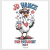 JD Vance Voor President 2028 Sticker (Vel)