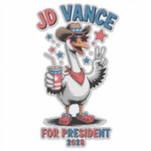JD Vance Voor President 2028 Sticker (Voorkant)