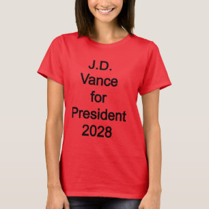 JD Vance voor President 2028 T-shirt