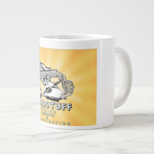 JDiDStuff Jumbo Coffee Mok (Voorkant rechts)