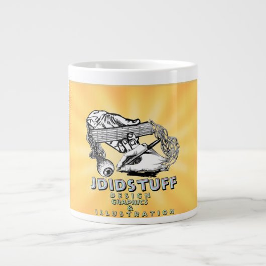 JDiDStuff Jumbo Coffee Mok (Voorkant)