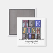 JDLogo, ga door de la. Ik weet nooit wat... Magneet (Voorkant / Achterkant)