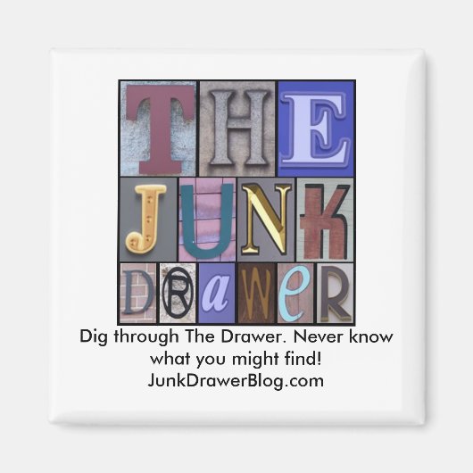 JDLogo, ga door de la. Ik weet nooit wat... Magneet (Voorkant)