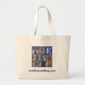 JDLogo, JunkDrawerBlog.com Grote Tote Bag