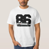 JDM AE86 Trueno-drift-auto T-shirt (Voorkant)