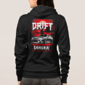 JDM Auto - Drift Samurai - Japan Drift Racing Hoodie (Achterkant)