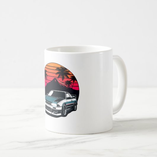 JDM auto Japans Retro Auto Racing Drifting Legend Koffiemok (Voorkant rechts)