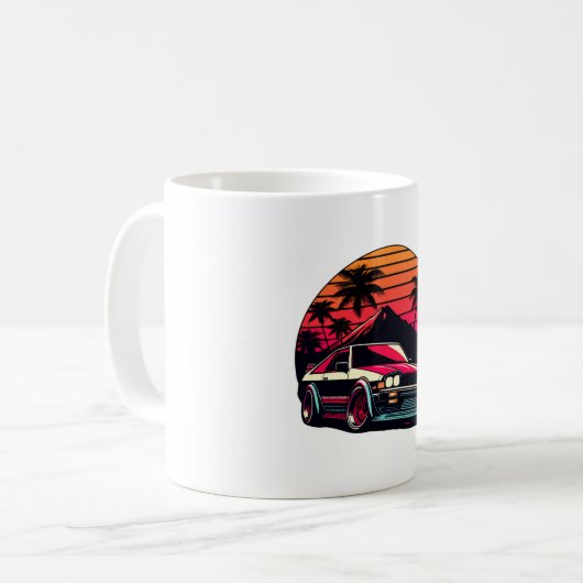 JDM auto Japans Retro Auto Racing Drifting Legend Koffiemok (Voorkant links)