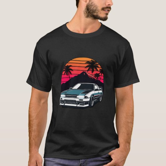 JDM auto Japans Retro Auto Racing Drifting Legend T-shirt (Voorkant)