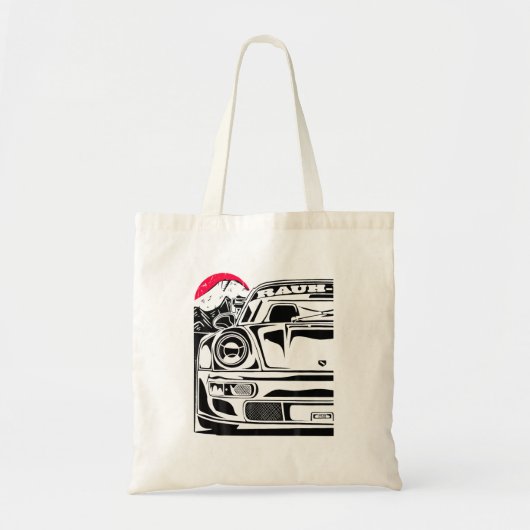 JDM Japan Automotive Retro Race Mannen  Tun Tote Bag (Voorkant)
