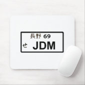 JDM Japans LicentieBord Mousepad Muismat (Met muis)